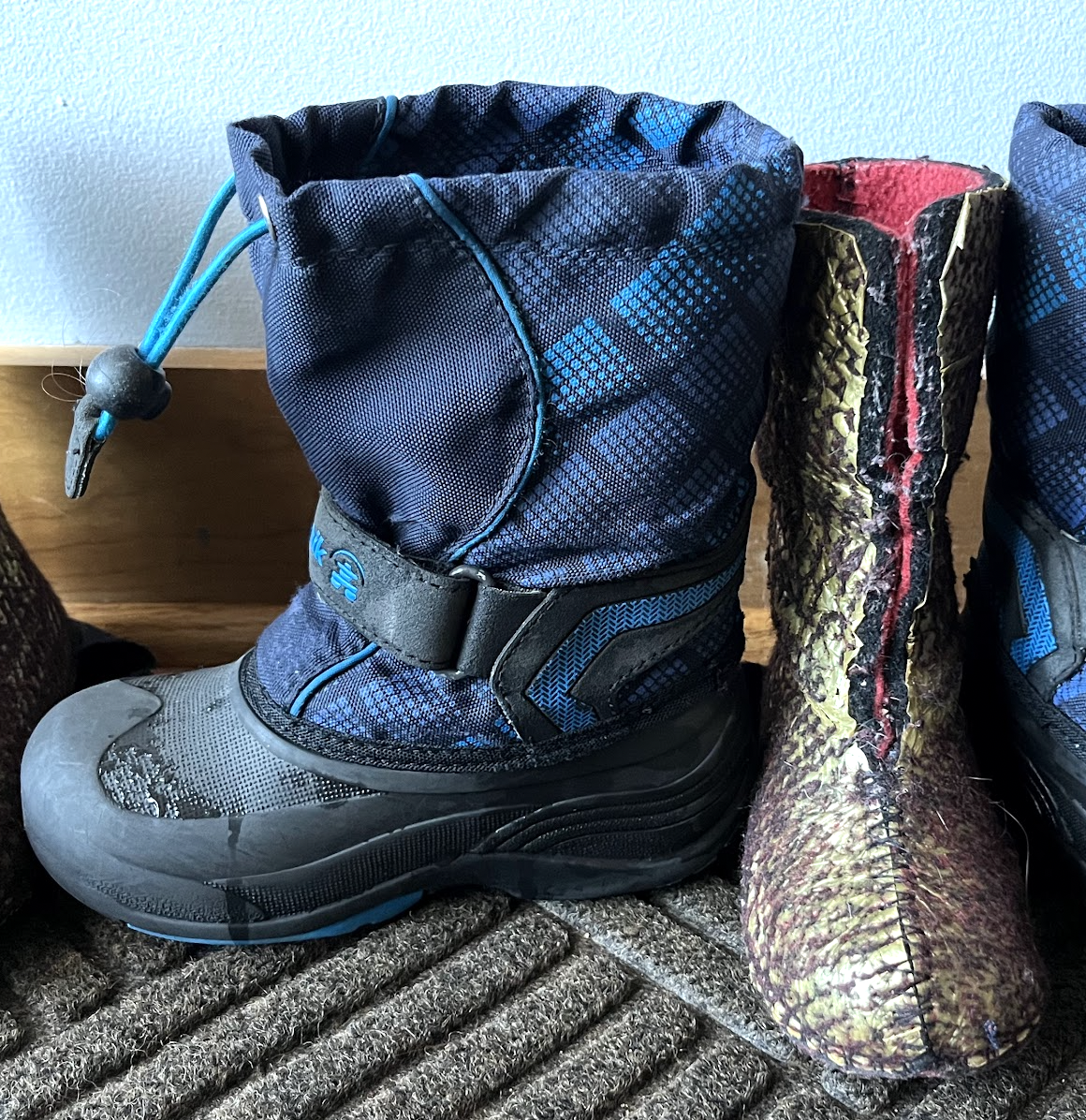 Outdoor boots with removable liner