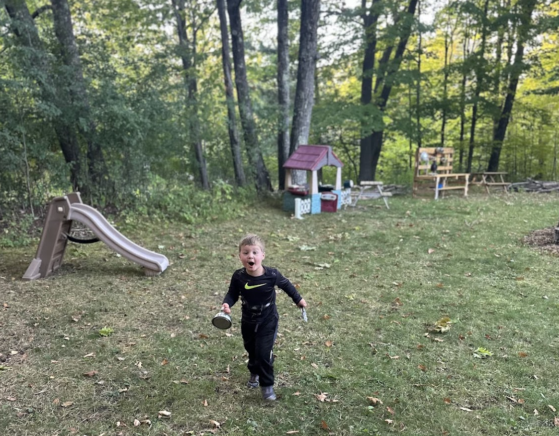 Children at the playscape