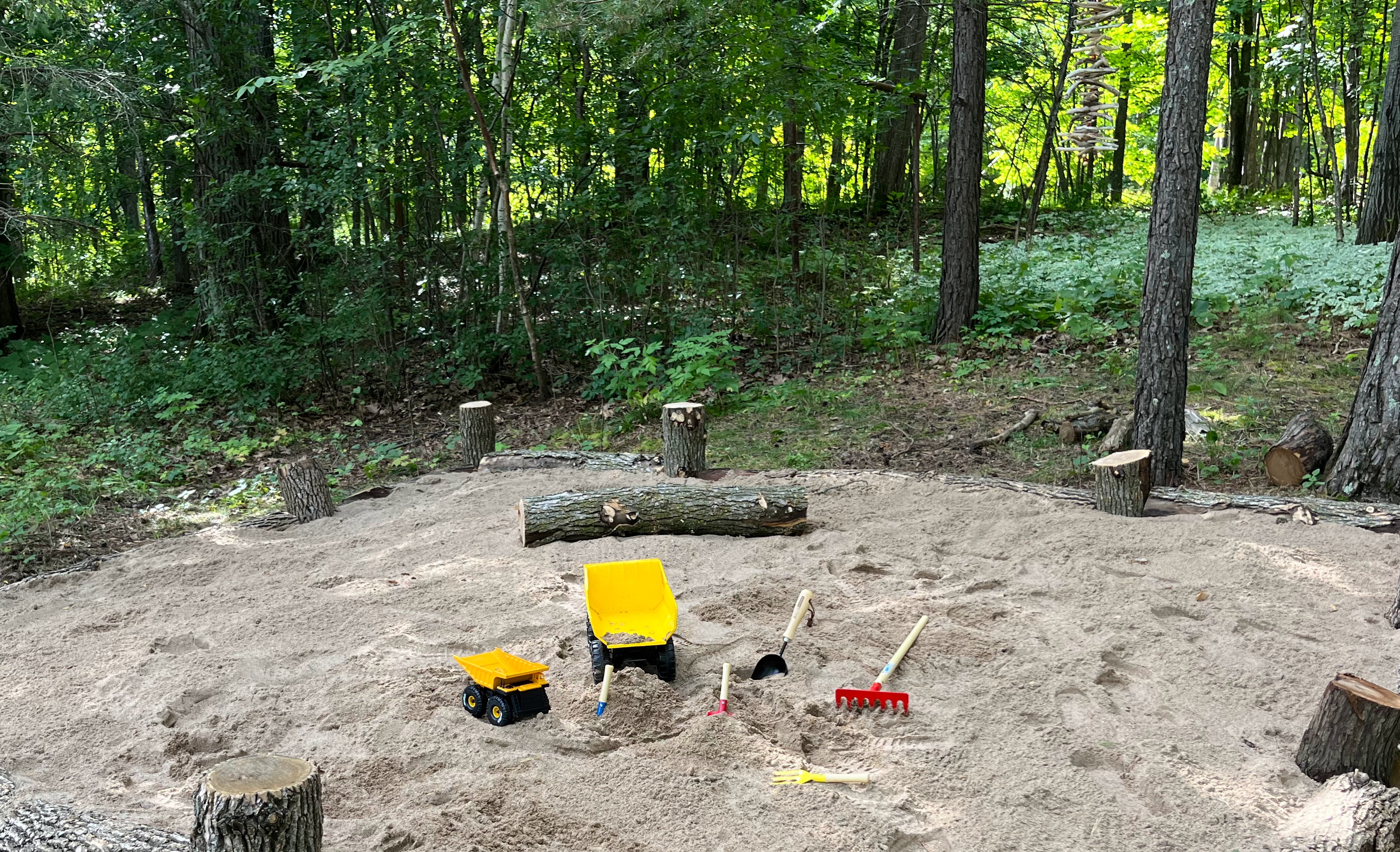 Children playing in the sandbox